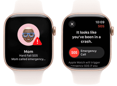 Apple Watch S10 GPS pametna ura, 46mm, bež ohišje iz aluminija z bež športnim paščkom, M/L (mwwu3qh/a)