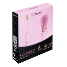 Novamed Vitammy Symphony&amp;Siliko darilni set sonična zobna ščetka in ščetka za obraz