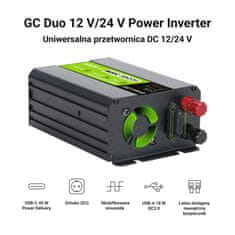 Green Cell Green Cell - Inverter DUO 12V/24V na 230V 300W/600W Modificirani sinusni pretvornik napetosti