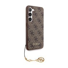 Guess Zbirka Guess 4G Charms - Ohišje za Samsung Galaxy A55 5G (rjavo)