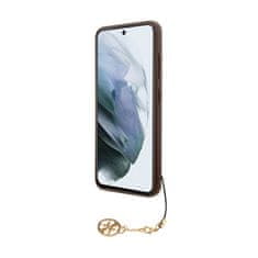 Guess Zbirka Guess 4G Charms - Ohišje za Samsung Galaxy A55 5G (rjavo)