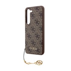 Guess Zbirka Guess 4G Charms - Ohišje za Samsung Galaxy A55 5G (rjavo)