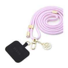 Guess Guess CBDY Cord Nylon 4G Metal Charm - Univerzalni trak za telefon (lila)