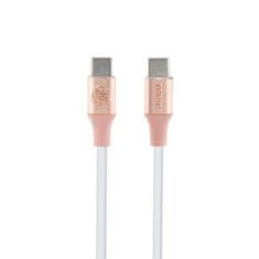 Guess Guess Ebossed Logo - Kabel USB-C za hitro polnjenje USB-C 1,5 m (roza)