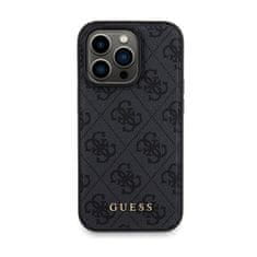 Guess Guess Bundle Pack MagSafe 4G Metal Gold Logo - komplet ohišja + Power Bank 5000mAh MagSafe iPhone 14 Pro (črna)