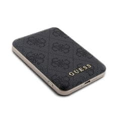 Guess Guess Bundle Pack MagSafe 4G Metal Gold Logo - komplet ohišja + Power Bank 5000 mAh MagSafe iPhone 14 Pro Max (črna)