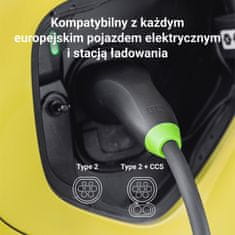 Green Cell Green Cell - GC Snap Type 2 EV polnilni kabel 11kW 7m 16A za Tesla Model Y / 3 / S / X, Kia EV6, VW ID.4 / ID.5, BMW i4 / iX, Ford Mach-E