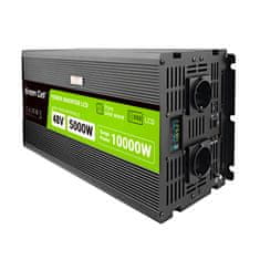 Green Cell Zelena celica - PowerInverter z LCD zaslonom 48V do 230V 5000W/10000W pretvornik napetosti s sinusnim valom