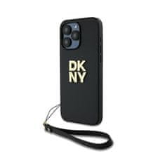 DKNY DKNY zapestni trak z logotipom - Ohišje za iPhone 15 Pro Max (črno)