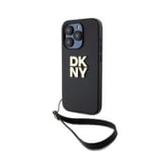 DKNY DKNY zapestni trak z logotipom - Ohišje za iPhone 15 Pro (črno)