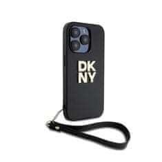 DKNY DKNY zapestni trak z logotipom - Ohišje za iPhone 15 Pro (črno)