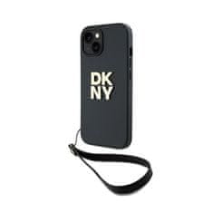 DKNY DKNY zapestni trak z logotipom - ohišje za iPhone 15 / 14 / 13 (črno)