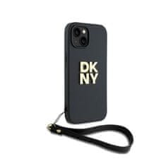 DKNY DKNY zapestni trak z logotipom - ohišje za iPhone 15 / 14 / 13 (črno)