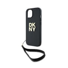 DKNY DKNY zapestni trak z logotipom - ohišje za iPhone 15 / 14 / 13 (črno)