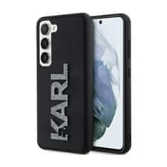 Karl Lagerfeld Karl Lagerfeld 3D gumijast bleščeč logotip - Ohišje za Samsung Galaxy S23+ (črno)