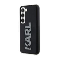 Karl Lagerfeld Karl Lagerfeld 3D gumijast bleščeč logotip - Ohišje za Samsung Galaxy S23+ (črno)