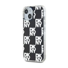 DKNY DKNY IML Checkered Mono Pattern - Ohišje za iPhone 15 / 14 / 13 (črno)