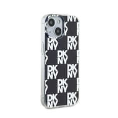 DKNY DKNY IML Checkered Mono Pattern - Ohišje za iPhone 15 / 14 / 13 (črno)