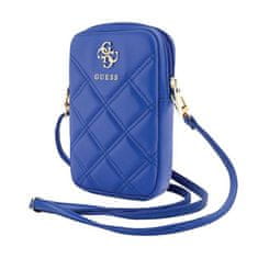 Guess Guess Zip Quilted 4G - Telefonska torbica (modra)