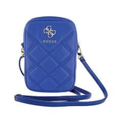 Guess Guess Zip Quilted 4G - Telefonska torbica (modra)