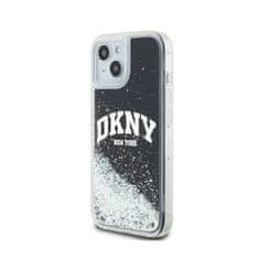 DKNY DKNY Liquid Glitter Big Logo - Ohišje za iPhone 15 Plus / 14 Plus (črno)