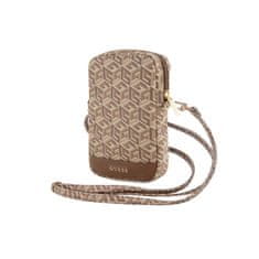 Guess Guess Zip GCube Bottom Stripe - Telefonska torbica (rjava)