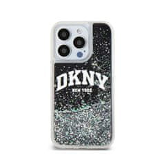 DKNY DKNY Liquid Glitter Big Logo - Ohišje za iPhone 14 Pro (črno)