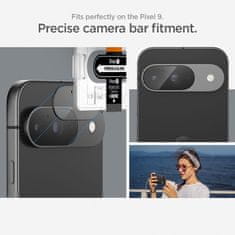 Spigen Spigen Optik.TR EZ Fit Camera Lens Protector 2-Pack - zaščitno steklo za objektiv za Google Pixel 9 (2 kosa) (prozorno)