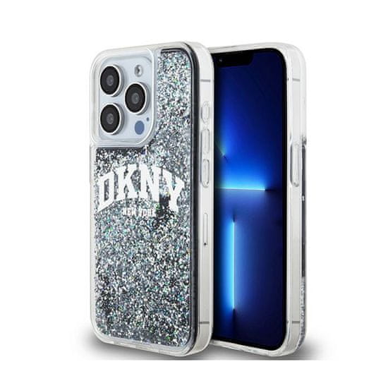 DKNY DKNY Liquid Glitter Big Logo - Ohišje za iPhone 15 Pro (črno)