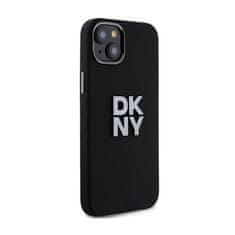 DKNY DKNY Liquid Silicone Metal Logo - ohišje za iPhone 15 / 14 / 13 (črno)