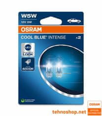 Osram ŽARNICA HALOGEN W5W 2825CBN-2BL COOL BLUE INTENSE 5W 12V W2.1x9.5d 2BL