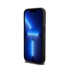 DKNY DKNY 3D gumijast ponavljajoči se vzorec - Ohišje za iPhone 15 Pro (črno)