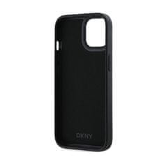 DKNY DKNY 3D gumijast ponavljajoči se vzorec - ohišje za iPhone 15 / 14 / 13 (črno)