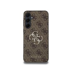 Guess Guess 4G Big Metal Logo - Ohišje za Samsung Galaxy A35 5G (rjavo)