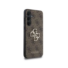 Guess Guess 4G Big Metal Logo - Ohišje za Samsung Galaxy A35 5G (rjavo)