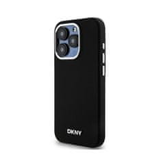 DKNY DKNY Liquid Silicone Small Metal Logo MagSafe - ohišje za iPhone 15 Pro (črno)