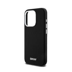 DKNY DKNY Liquid Silicone Small Metal Logo MagSafe - ohišje za iPhone 15 Pro (črno)