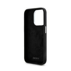 DKNY DKNY Liquid Silicone Small Metal Logo MagSafe - ohišje za iPhone 15 Pro (črno)