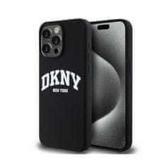 DKNY DKNY Liquid Silicone White Printed Logo MagSafe - ohišje za iPhone 14 Pro Max (črno)