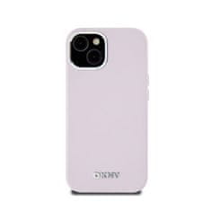 DKNY DKNY Liquid Silicone Small Metal Logo MagSafe - ohišje za iPhone 15 / 14 / 13 (roza)