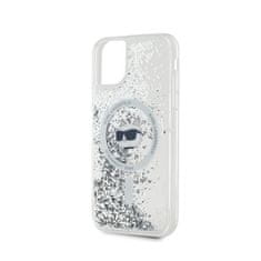 Karl Lagerfeld Karl Lagerfeld Liquid Glitter Choupette Head MagSafe - etui za iPhone 11 (prozoren)