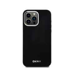 DKNY DKNY Liquid Silicone Small Metal Logo MagSafe - ohišje za iPhone 15 Pro Max (črno)