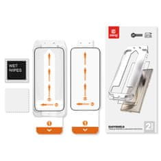 Crong Crong EasyShield 2-Pack - Samsung Galaxy S24 Ultra kaljeno steklo (2 kosa)