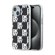 DKNY DKNY IML Checkered Mono Pattern - Ohišje za iPhone 15 Plus / 14 Plus (črno)