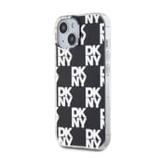 DKNY DKNY IML Checkered Mono Pattern - Ohišje za iPhone 15 Plus / 14 Plus (črno)