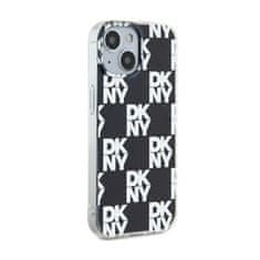 DKNY DKNY IML Checkered Mono Pattern - Ohišje za iPhone 15 Plus / 14 Plus (črno)