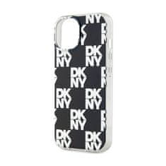 DKNY DKNY IML Checkered Mono Pattern - Ohišje za iPhone 15 Plus / 14 Plus (črno)