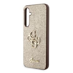 Guess Ohišje Guess Glitter Script Big 4G - Samsung Galaxy S23 FE (zlato)