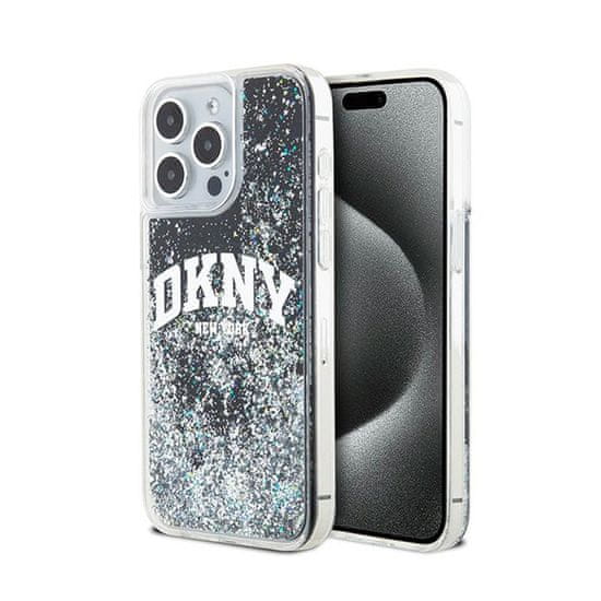 DKNY DKNY Liquid Glitter Big Logo - Ohišje za iPhone 15 Pro Max (črno)