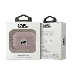 Karl Lagerfeld Karl Lagerfeld Monogram Karl Head - Ovitek za AirPods Pro 2 (roza)